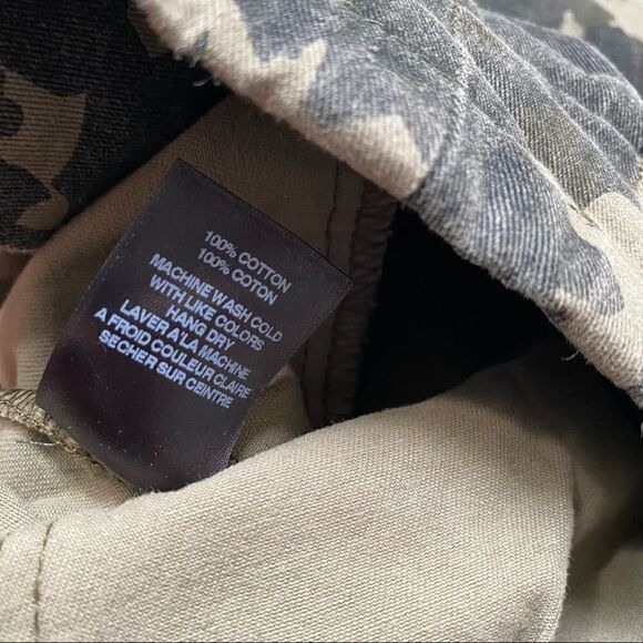 Anthro Amadi Camo high rise tapered leg jogger Pants xs - Picture 10 of 11